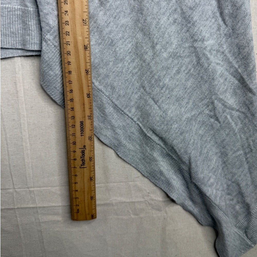 Chicos Cashmere Blend Turtleneck Tunic Sweater size Large Gray - Picture 8 of 8